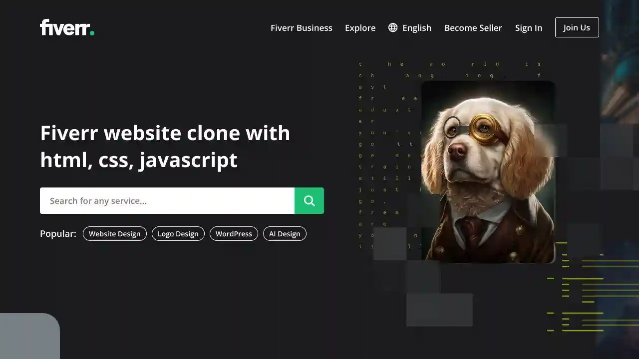 How to Design a Responsive Fiverr Website in HTML and CSS