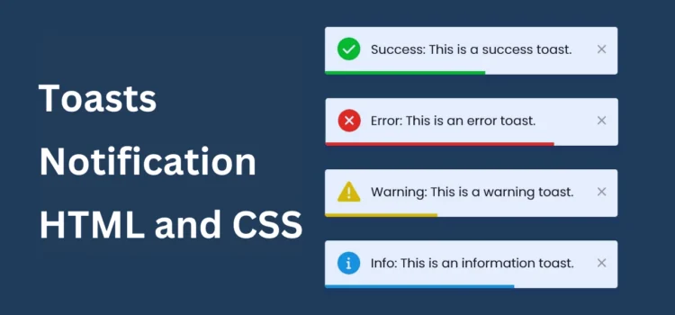 Create a Customizable Toast Notification Using HTML, CSS, and JavaScript