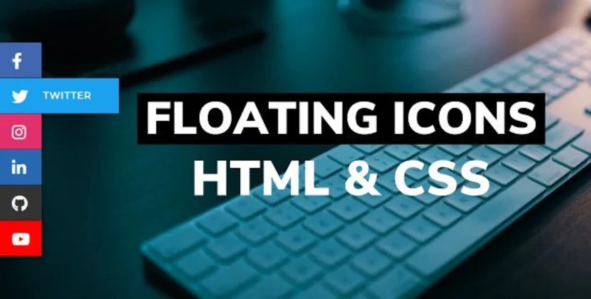 Create a Fixed Social Media Sidebar Widget Using HTML & CSS