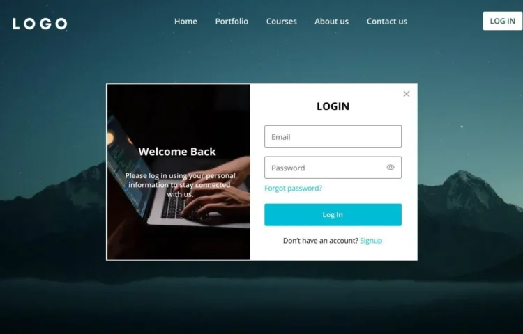 Login form
