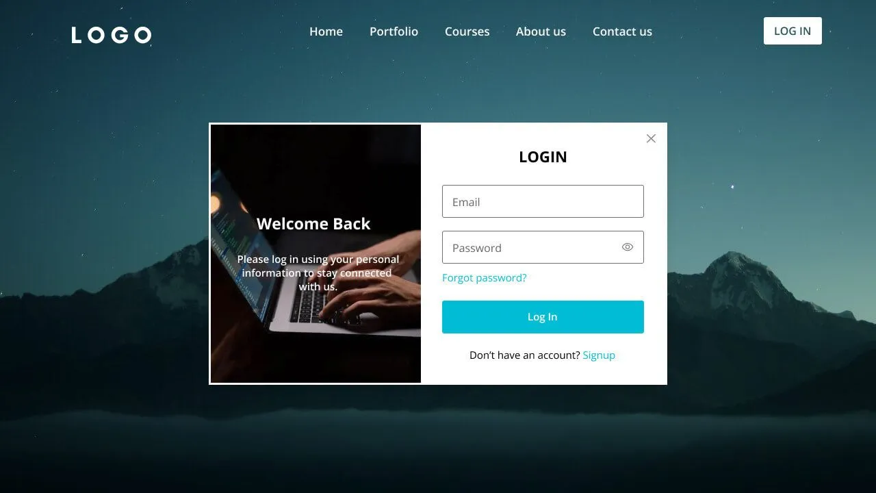 Creating a Stunning Login and Registration Form tutorial